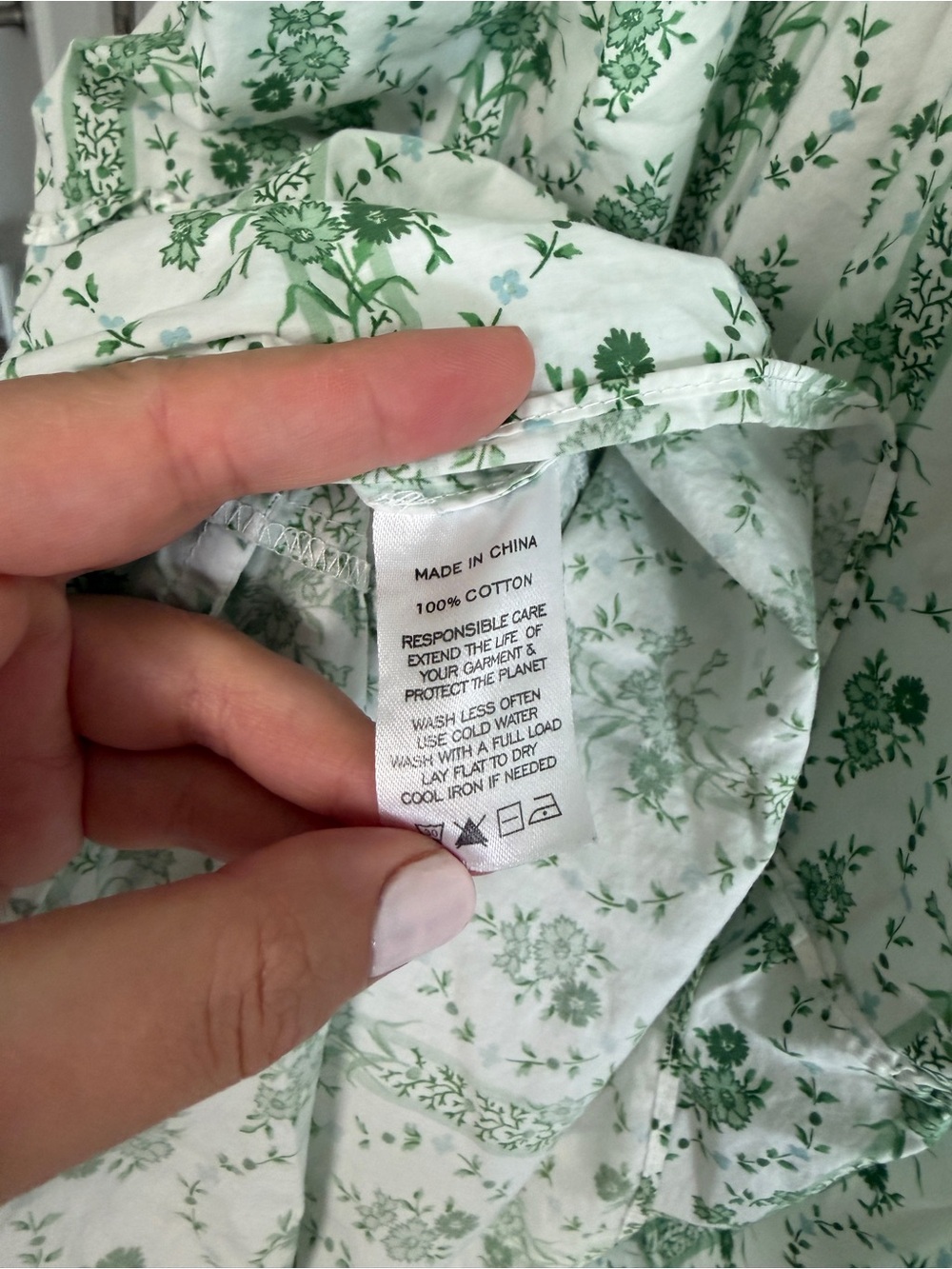 Hill House Green Vine Stripe Ellie Nap Dress size S - Picture 5 of 8